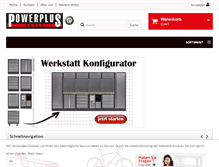 Tablet Screenshot of powerplustools.de